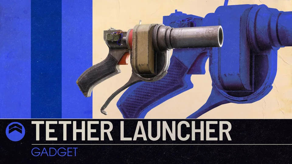 A Raider aiming the Tether Launcher gadget in ARC Raiders